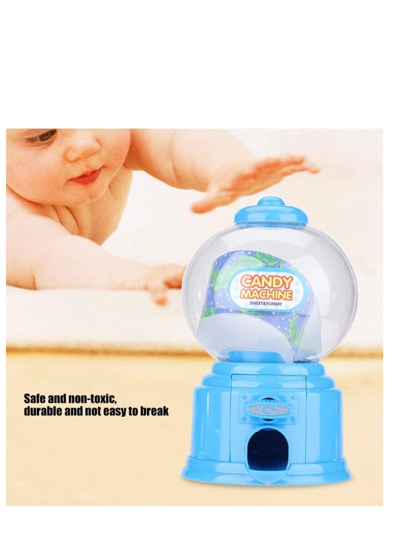 SYOSI - Candy Vending Machine, Portable Children Machine Plastic Mini Gumballs Dispenser Kids Kindergarten Gift, Vintage Style Sweet Bubblegum Fun Toy for 3 age - Image 1