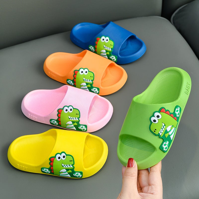 Kids Cartoon Dinosaur Slides - Anti-Slip, Soft Sole, for Boys and Girls - Image 4
