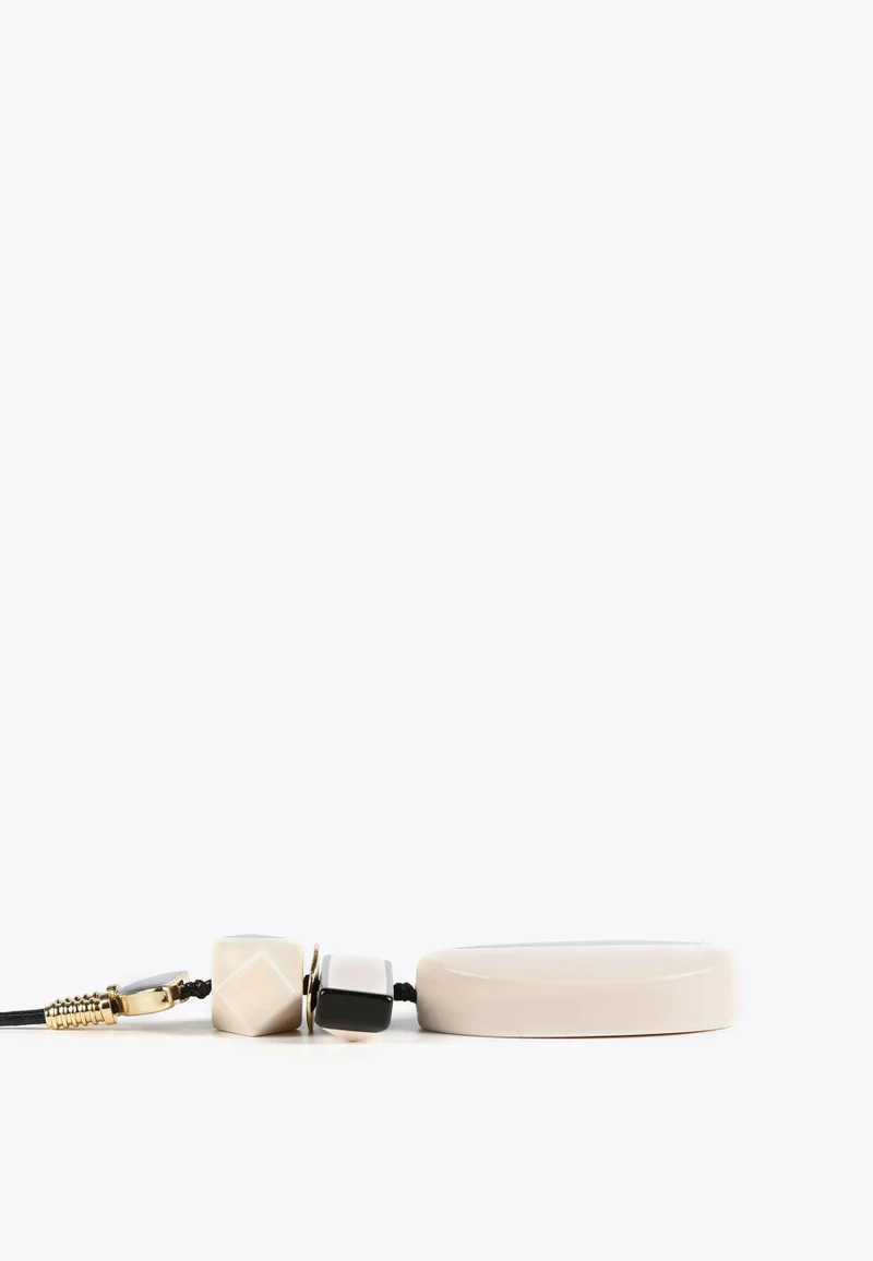 Lola Casademunt Black and white pendant necklace 1BN U