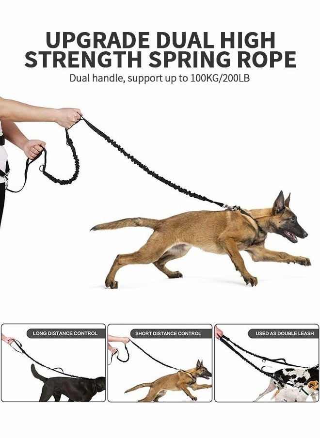 GROIC - Hands Free Dog Leash, Waist Leash for Dog Walking, Running Leash for Dogs with Strong Shock Absorbing Bungee, Reflective Stitches, Hands Free Leash for Running Hiking Walking,Running Waistpack - Image 1