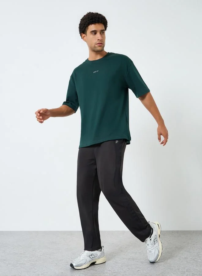 Styli Active Men Oversized Round Neck T-Shirt