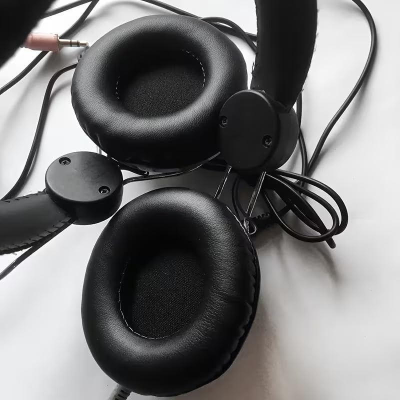 Heavy driver® Replacement Earpads for Boat Rockerz 450/450 Pro/Sony WH-XB700 Headphones | 80mm Soft Memory Foam Cushions with Protein Leather – Black (1 Pair) - Image 4