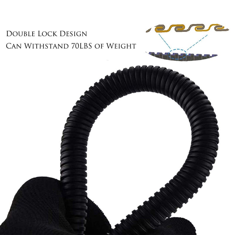 Pichrain Matte Black Shower Hose Replacement, 60 Inch Stainless Steel Handheld Shower Head Hose Extension with Brass Nut and Insert, High Water Pressure Burst Resistance, Kink Free and Flexible - Image 4