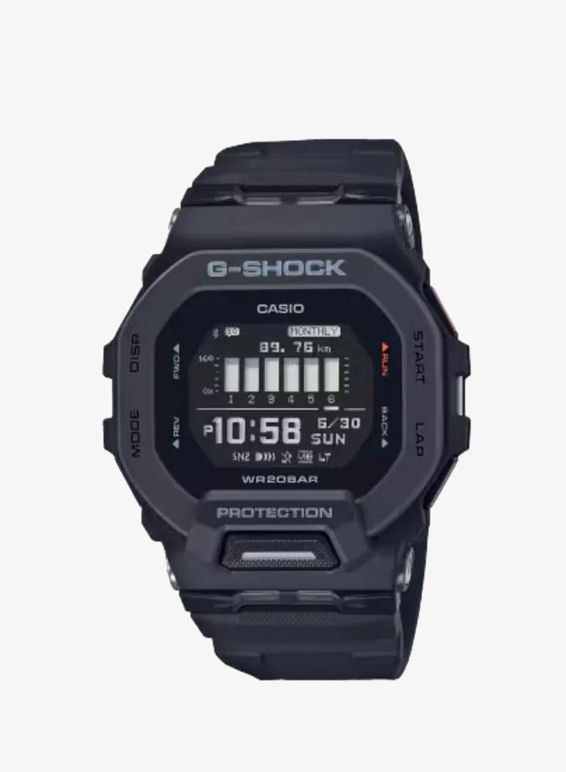 جي شوك Men's Digital Display Watch With Black Resin Strap - GBD-200-1DR
