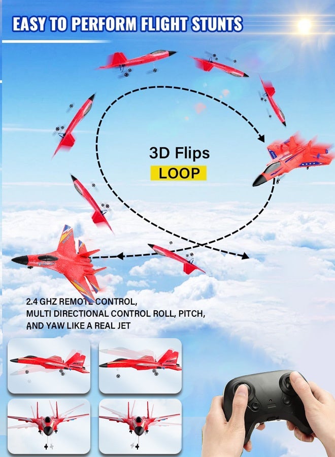 Wholesale remote control foam aircraft land and air amphibious aircraft model fighter fixed wing glider anti-fall remote control aircraft - Image 3