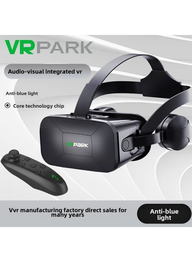 VRPARK Glasses BOX Smart Cinema 3DBOX Panoramic Game Virtual Helmet VR Glasses-Color:J40 + Y1 Black - Image 5