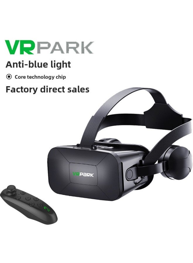 VRPARK Glasses BOX Smart Cinema 3DBOX Panoramic Game Virtual Helmet VR Glasses-Color:J40 + Y1 Black - Image 2