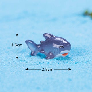 No. 14-gray shark approx. 2.8x1.6cm