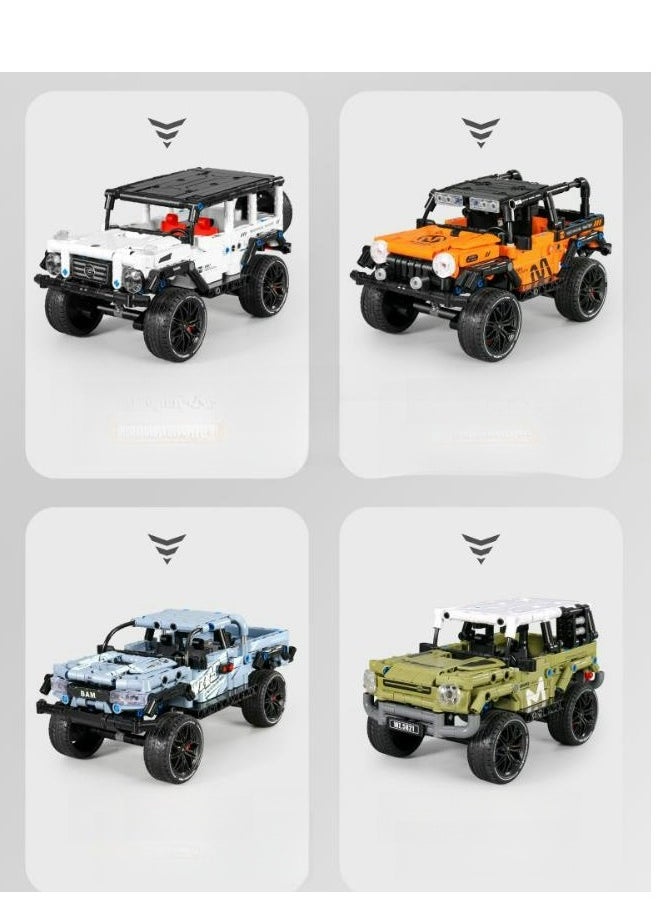 Puzzle Off-road Vehicle Building Block Gift  - Image 5