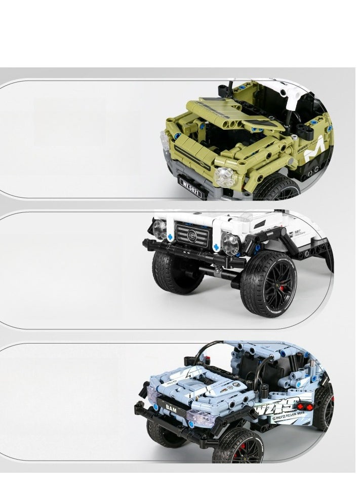 Puzzle Off-road Vehicle Building Block Gift  - Image 4