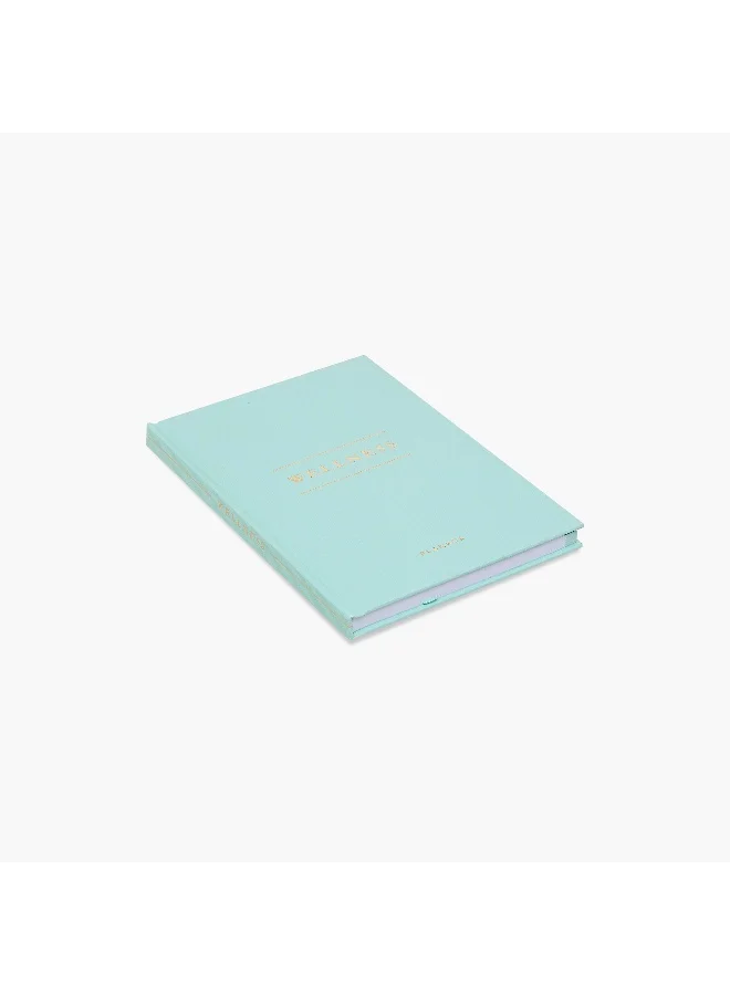 Lifestyle Wellness Planner in Aqua Blue
