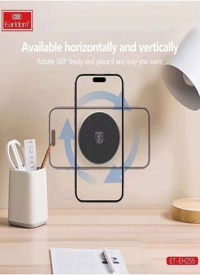 Earldom Earldom Magnetic Car Phone Holder, 360° Rotate Magnet Car Phone Holder Mount for Car Dashboard FOR ALL PHONES  - Image 5