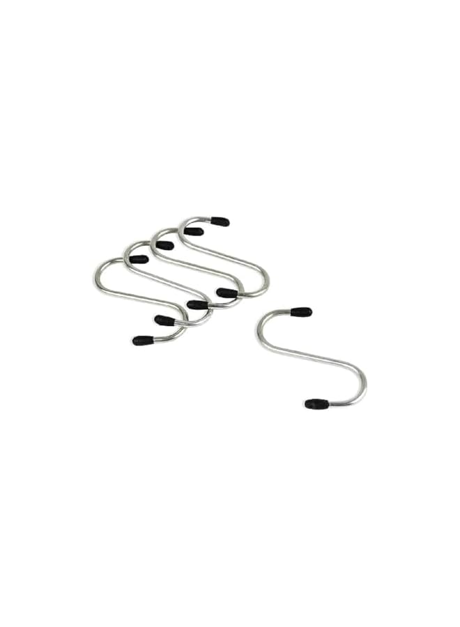 S-TOP Heavy Duty Metal Hook Hangers, Unique Creative Stainless Steel S Hooks 10 Cm (Pack Of 4 Pieces) - Image 2