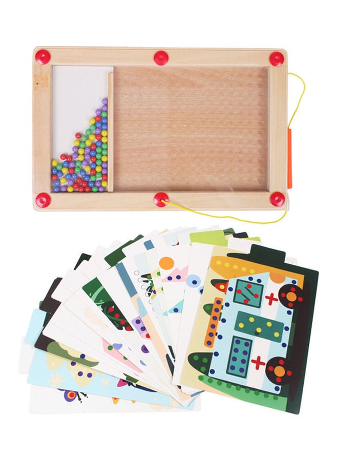 16 in 1 Wooden Driving Board Puzzle With Magnetic Pen - Image 1