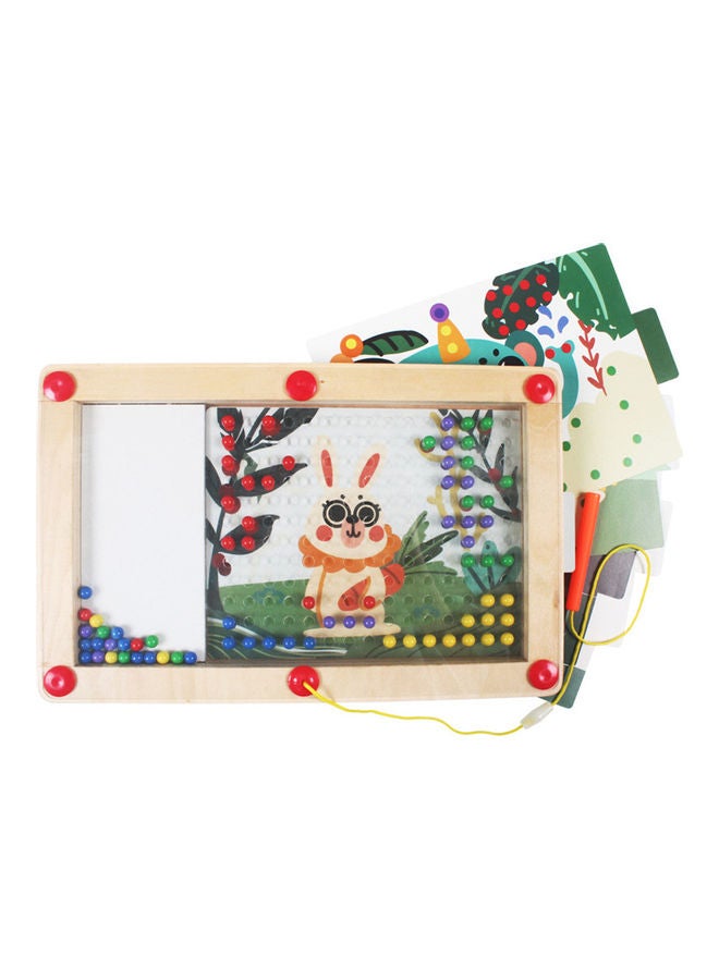 16 in 1 Wooden Driving Board Puzzle With Magnetic Pen - Image 2