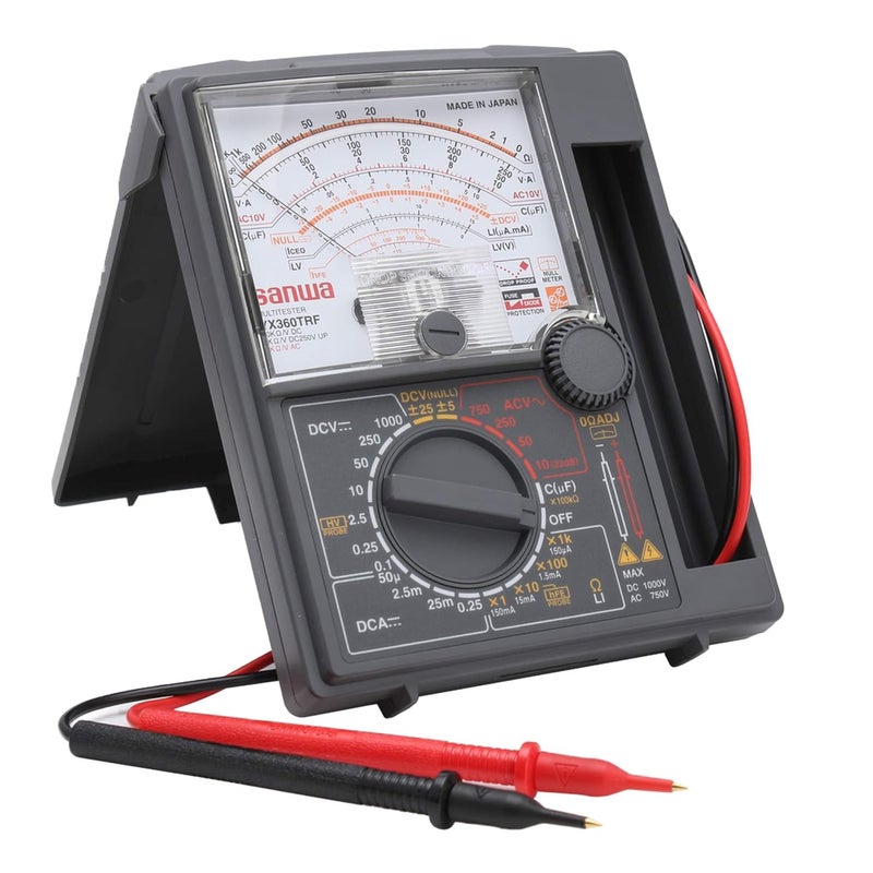 SANWA Sanwa Japan Analog Battery Powered Multimeter YX360TRF Original Made In Japan  - Image 2