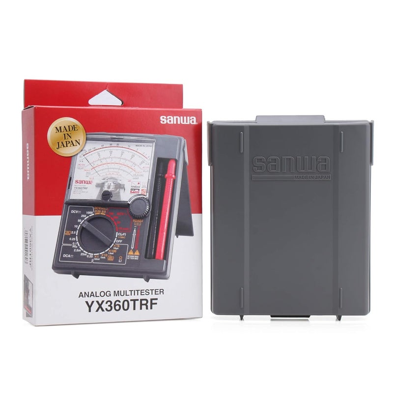 SANWA Sanwa Japan Analog Battery Powered Multimeter YX360TRF Original Made In Japan  - Image 5