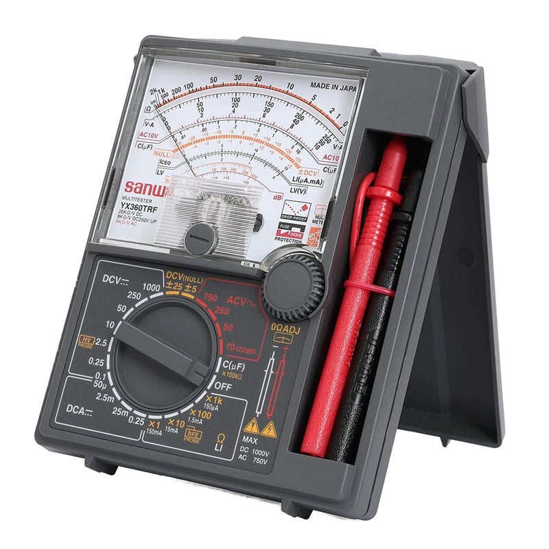 SANWA Sanwa Japan Analog Battery Powered Multimeter YX360TRF Original Made In Japan  - Image 1