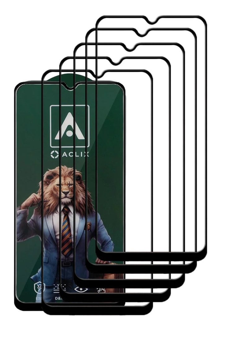 أكاليكس 5 قطع، حماية شاشة،  لهاتف شاومي بوكو M4 5G  ، جودة ممتازة. - Image 1