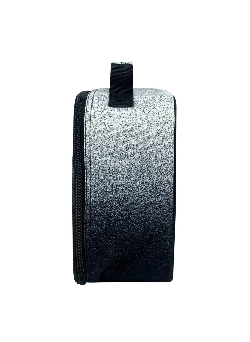 HYPE Kids Lunch Bag Black White Speckle Fade - 4L Insulated Lunch Box with Ripstop Thermal Lining - Image 3