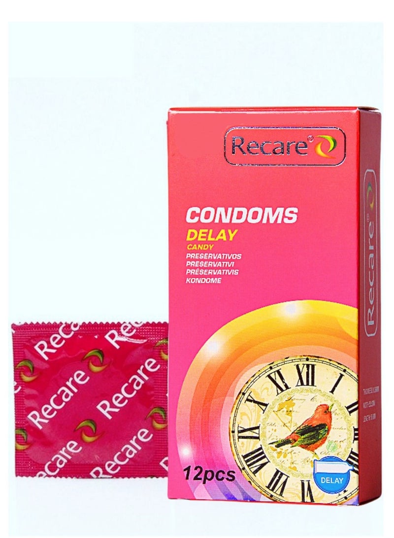 ريكير واقيات ريكير لتأخير القذف - 3 علب × 12 قطعة (36 واقي)، رقيقة فائقة للأمان والراحة - Image 2