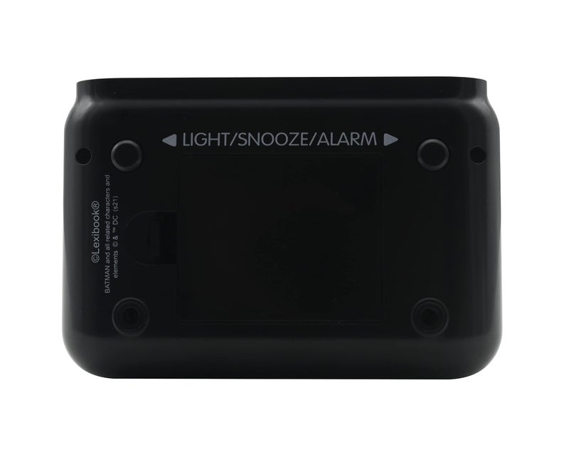 LEXiBOOK - Batman Digital Alarm Clock for Kids with Night Light Snooze, Childrens Clock, Luminous Batman, Black Colour - RL800BAT - Image 3