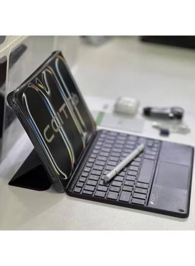 CCIT Tab 17 Pro Android Tablet – 10.1 Inch IPS HD Display, 8GB RAM & 256GB ROM, Dual SIM 4G LTE + WiFi Connectivity, Quad-Core Processor, 6000mAh Battery, Includes Touch Pen, Bluetooth Headset, Keyboard & Protective Case – Perfect for Study, Work, Entertainment & Online Learning - Image 2