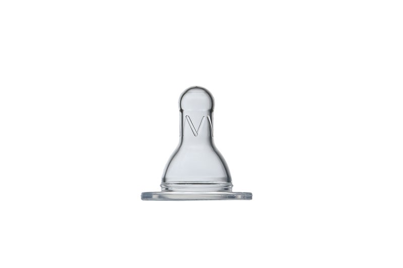 Shield Classic Silicone Baby Nipple 0M+ – Slow Flow Standard Neck Bottle Teat, BPA-Free Soft Nipple for Newborns - Image 2