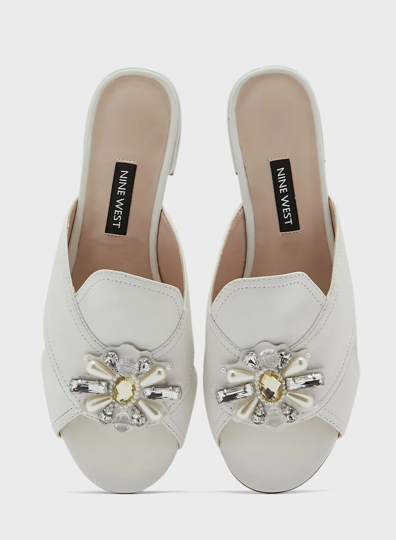 NINE WEST Embellished Detail Flats