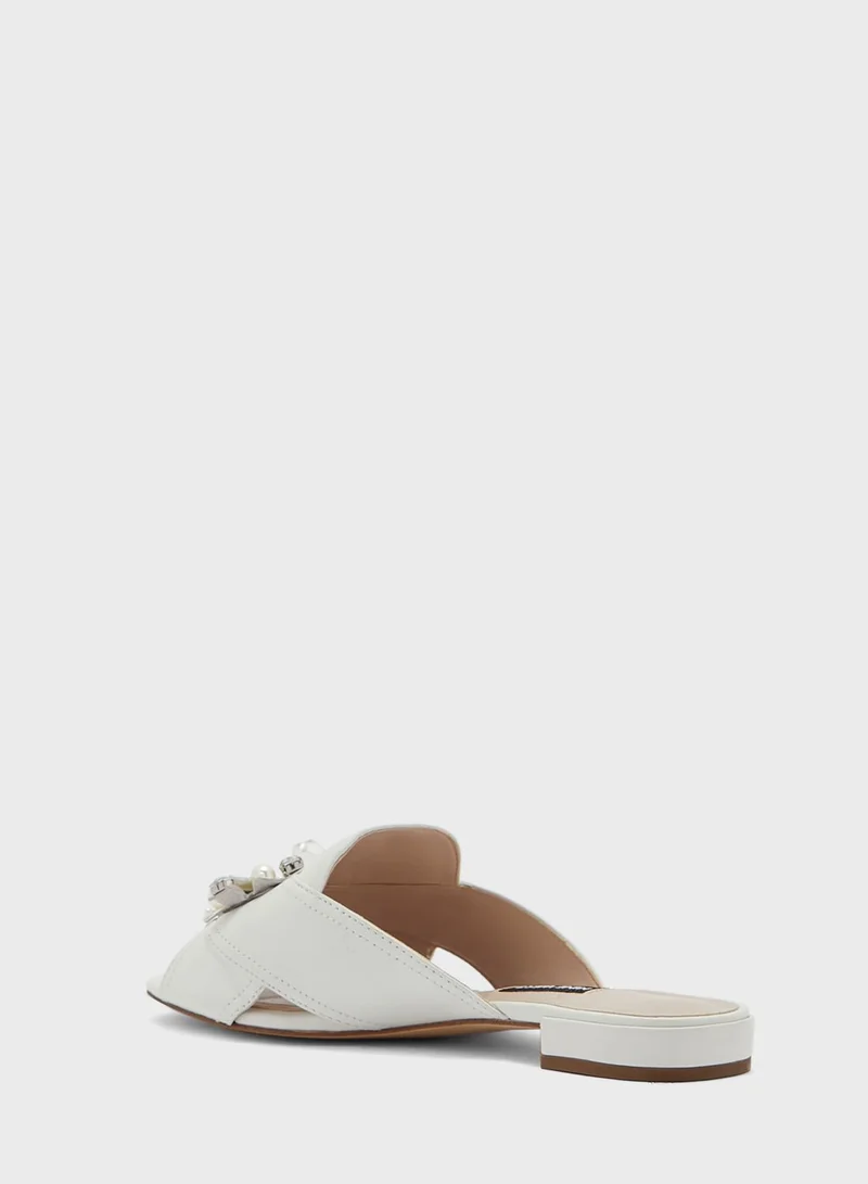 NINE WEST Embellished Detail Flats