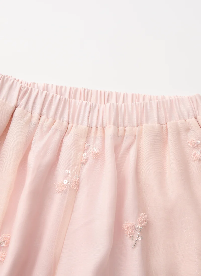 Balabala Pink Kids Girls Woven short sleeve suit for Women | Best Price UAE