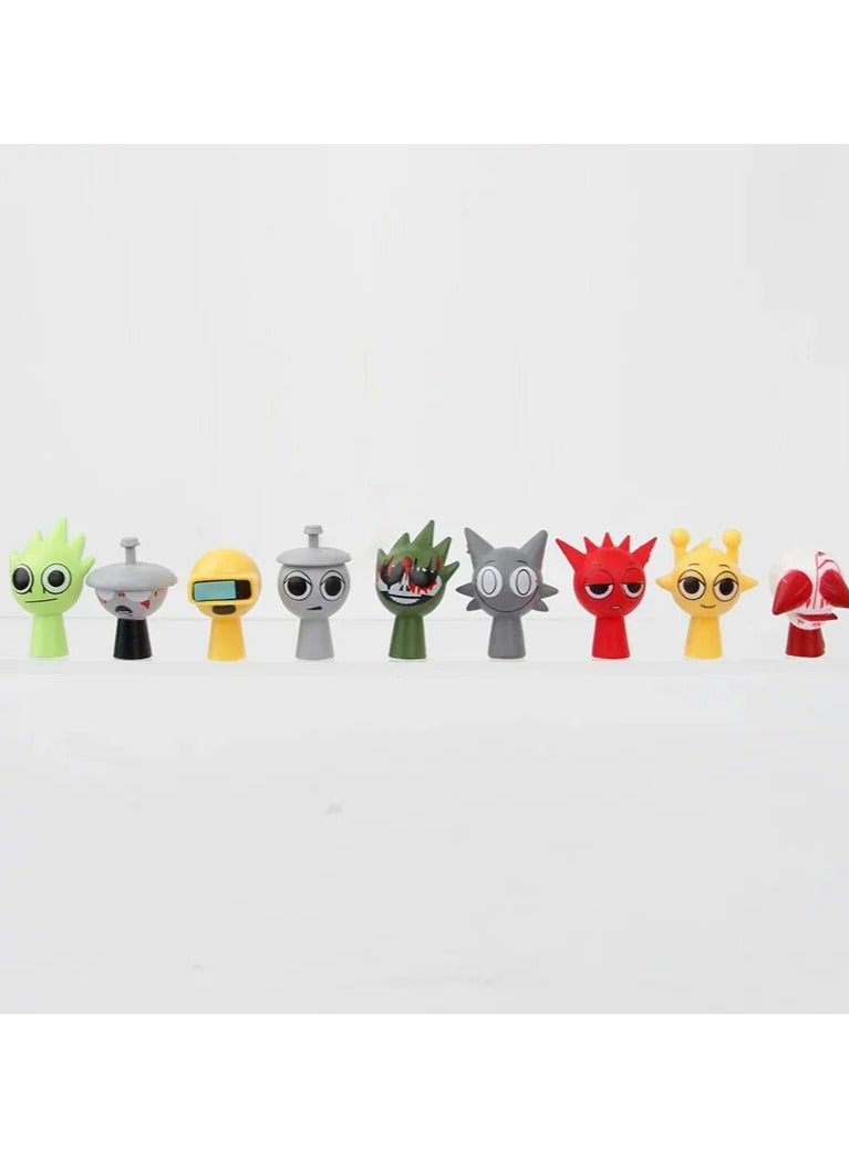 48pc Mini Sprunki Action Figure Toys Cartoon Movie Sprunki Wenda Model Doll Anime Figurines  - Image 3