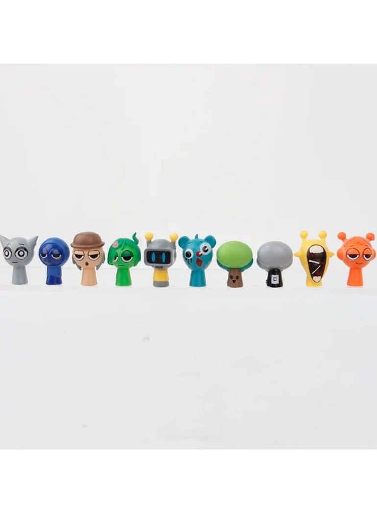 48pc Mini Sprunki Action Figure Toys Cartoon Movie Sprunki Wenda Model Doll Anime Figurines  - Image 4