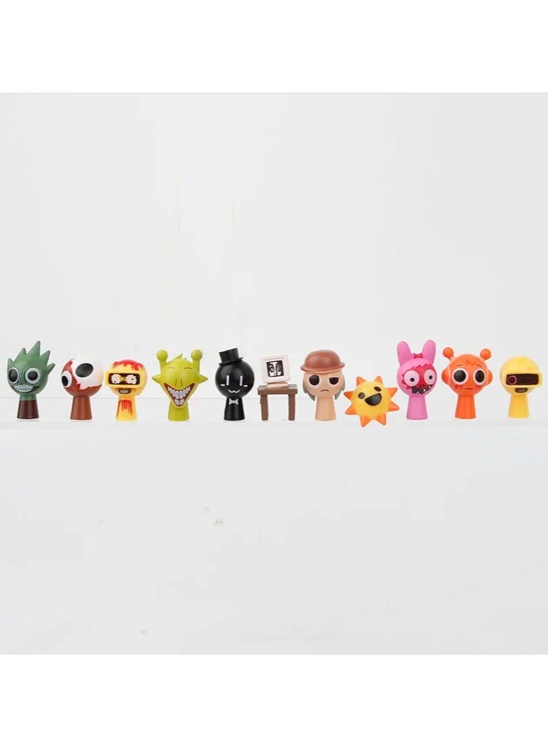 48pc Mini Sprunki Action Figure Toys Cartoon Movie Sprunki Wenda Model Doll Anime Figurines  - Image 5