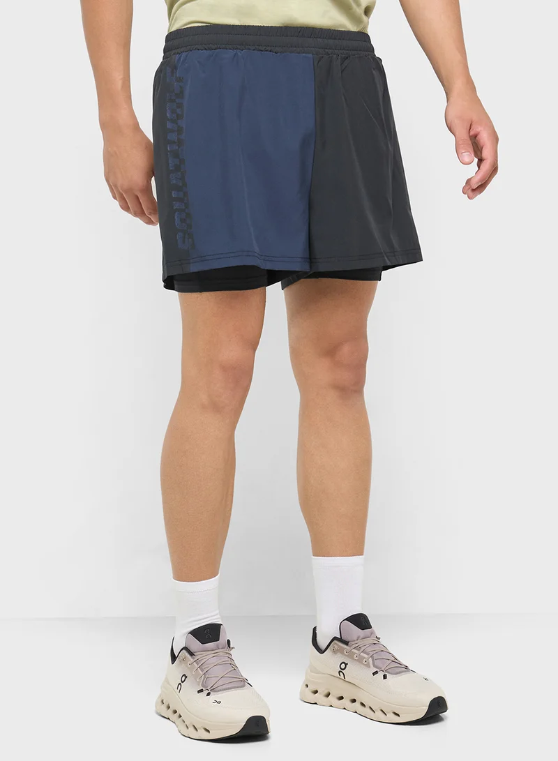 SQUATWOLF Core 5" Split 2-In-1 Shorts