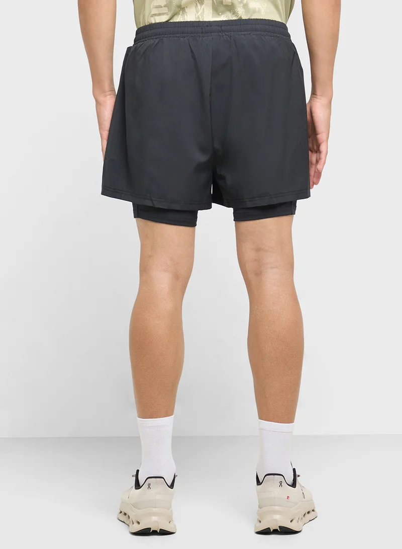 SQUATWOLF Core 5" Split 2-In-1 Shorts