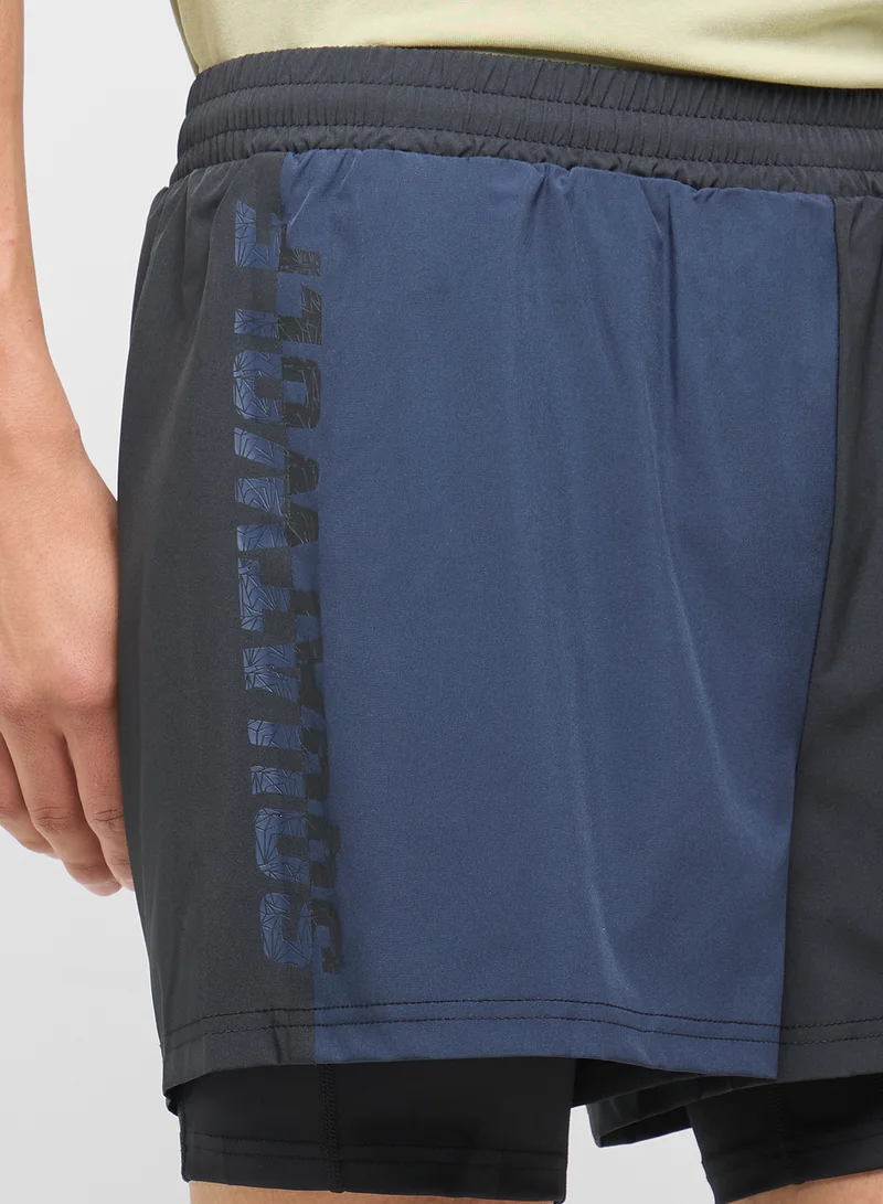 SQUATWOLF Core 5" Split 2-In-1 Shorts