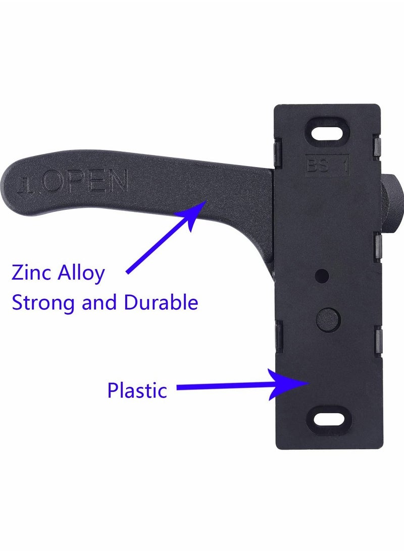 SYOSI - RV Screen Door Latch Handle Kit, Zinc Alloy Entry Hardware Right Hand for Camper, Motorhome, Travel Trailer (Right Hand) - Image 1