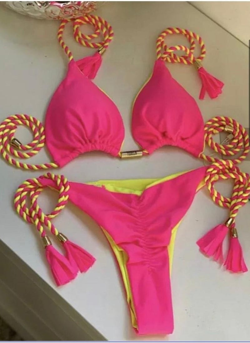 NADANBAO New braided string bikini swimsuit beach swimming bikini swimsuit - Image 3