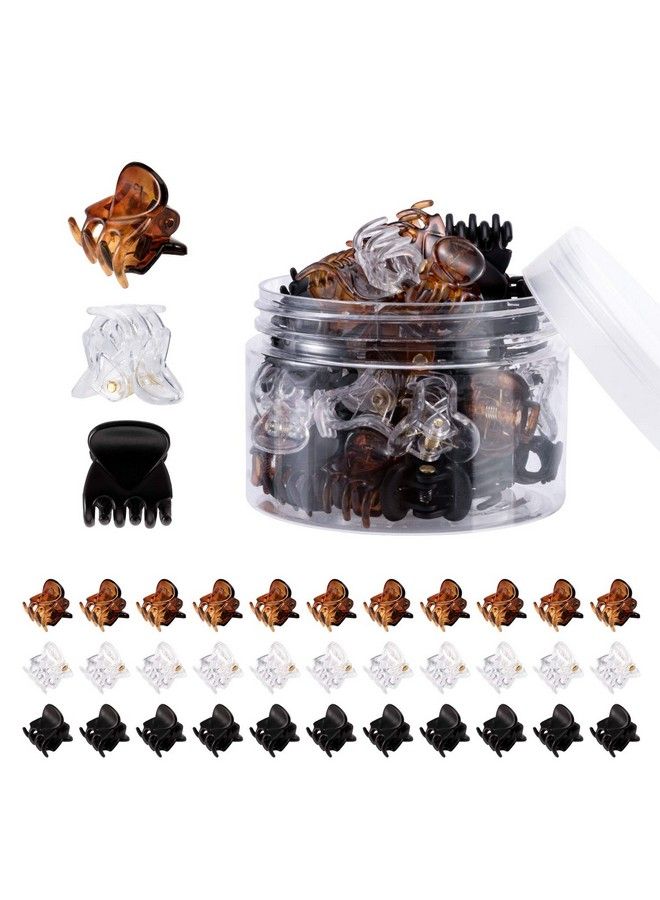 YOHAMA 36 Pcs Durable Mini Hair Claw Clips Great For Design Kids And Adult Hairstyles Decroation Buns Pining Bangs Strong Grip Multifunction Clamp Clips.(3 Colors) - Image 2