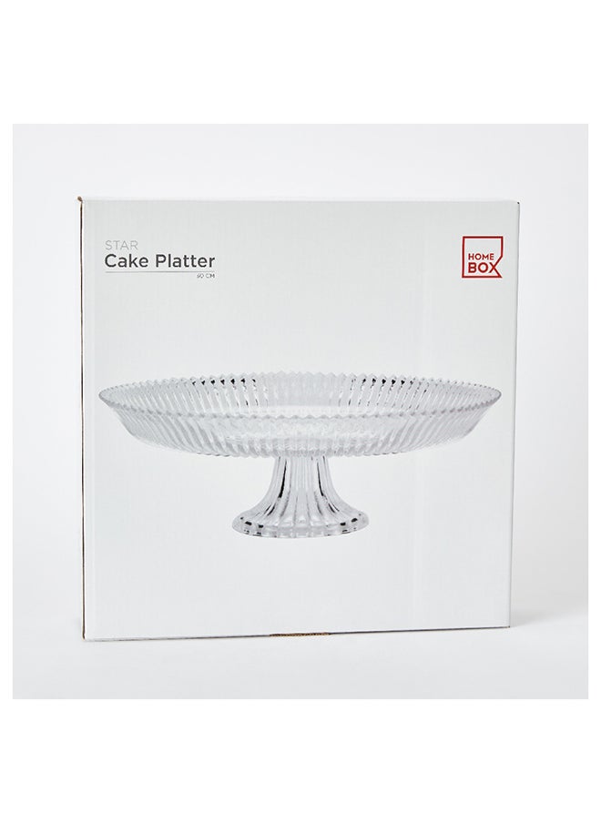 Home Box - Star Cake Platter 29.7x10.2x29.7 cm - Image 1