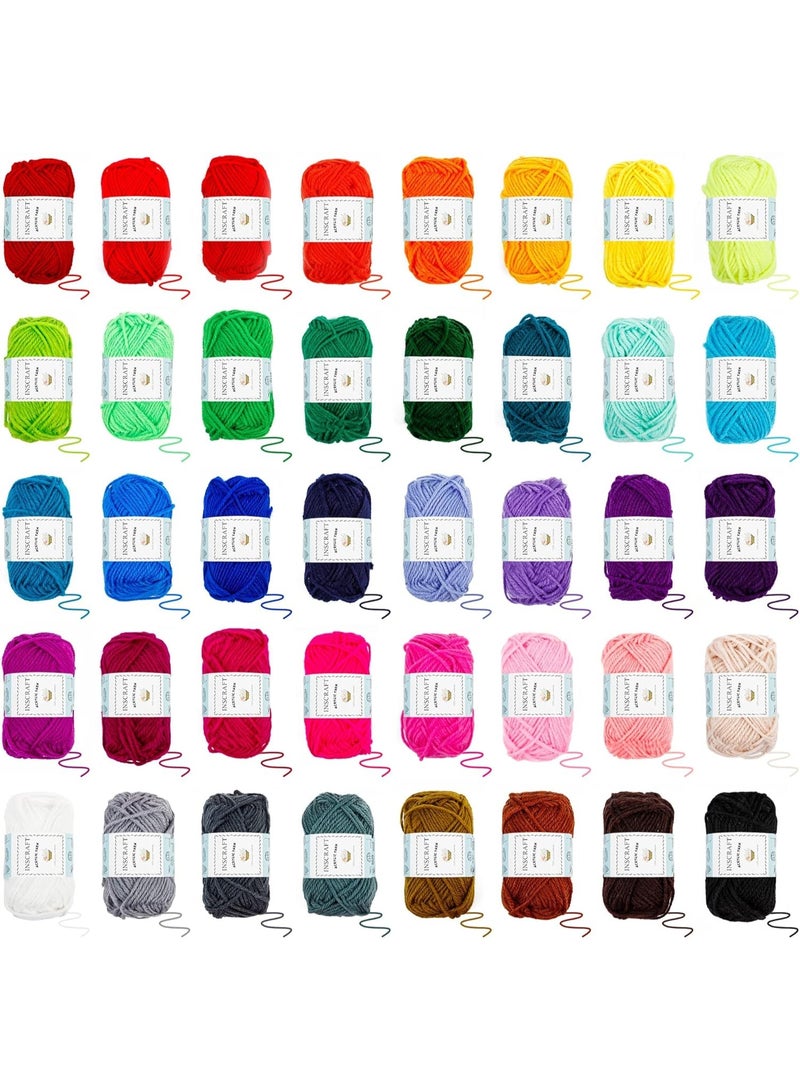 Relex 113 PCS Crochet Kit for Beginners Adults Kids, Crochet Kits Include Yarn, 73PCS Crochet Accessories Set Including Ergonomic Hooks - Image 4