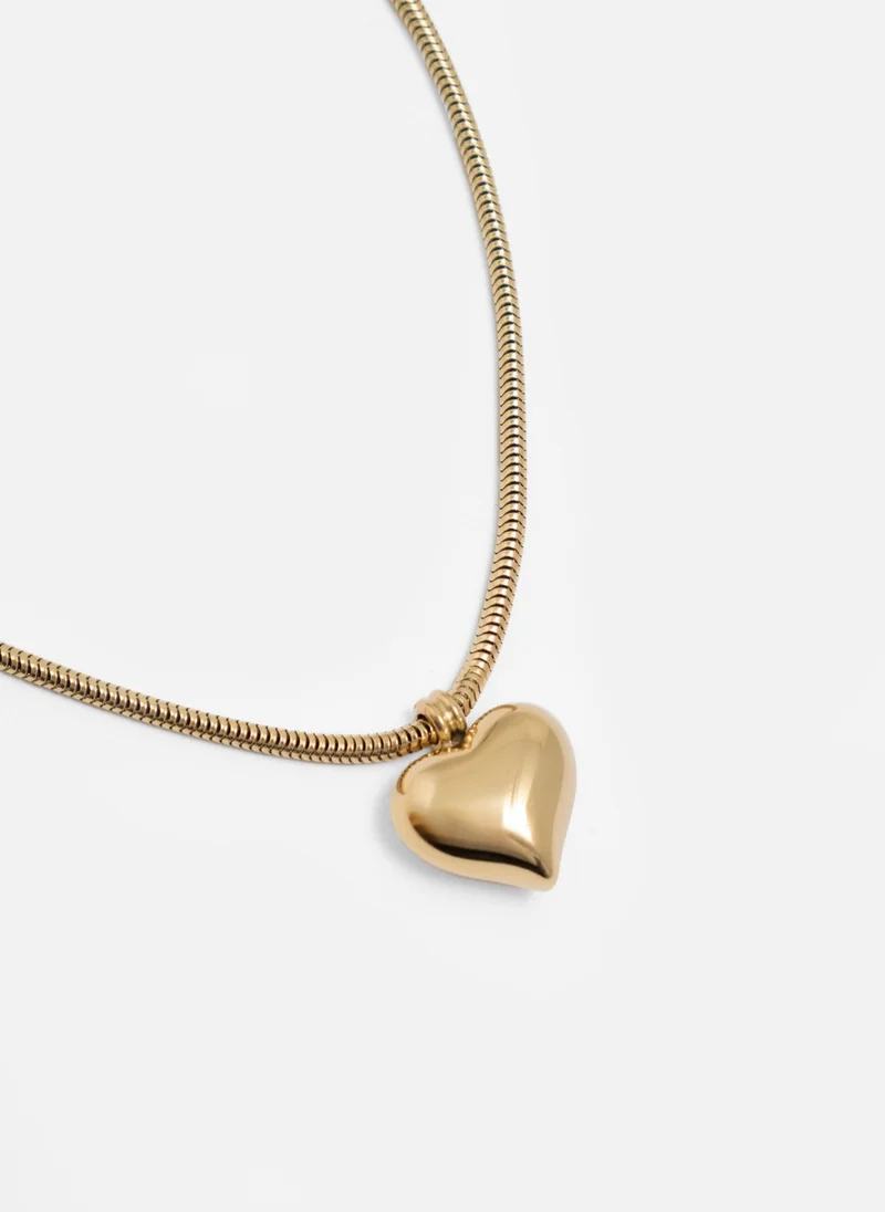 Lichi  Round chain with heart pendant for Women | Best Price UAE