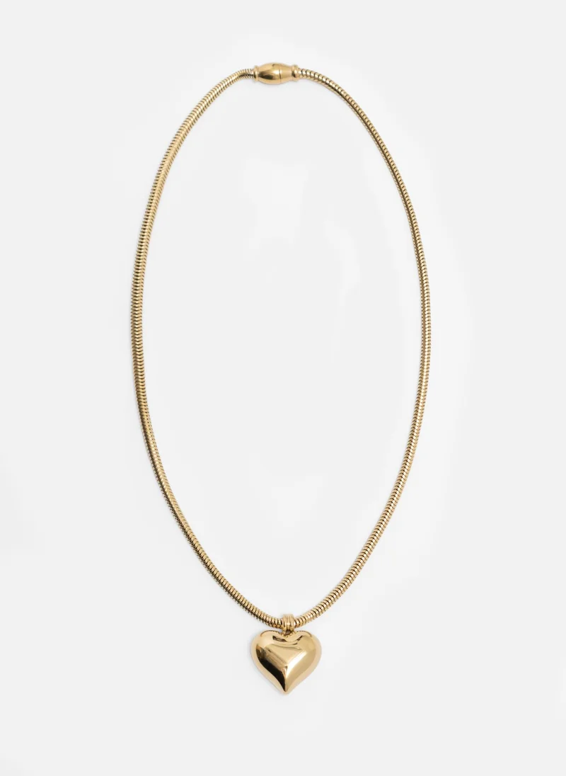 Lichi  Round chain with heart pendant for Women | Best Price UAE