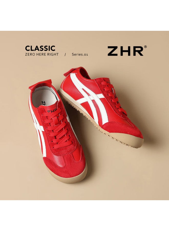 Zhr Women's Training Shoes New Lightweight Flat Sports Sneakers Bt102pp Red Size 40 - Image 5