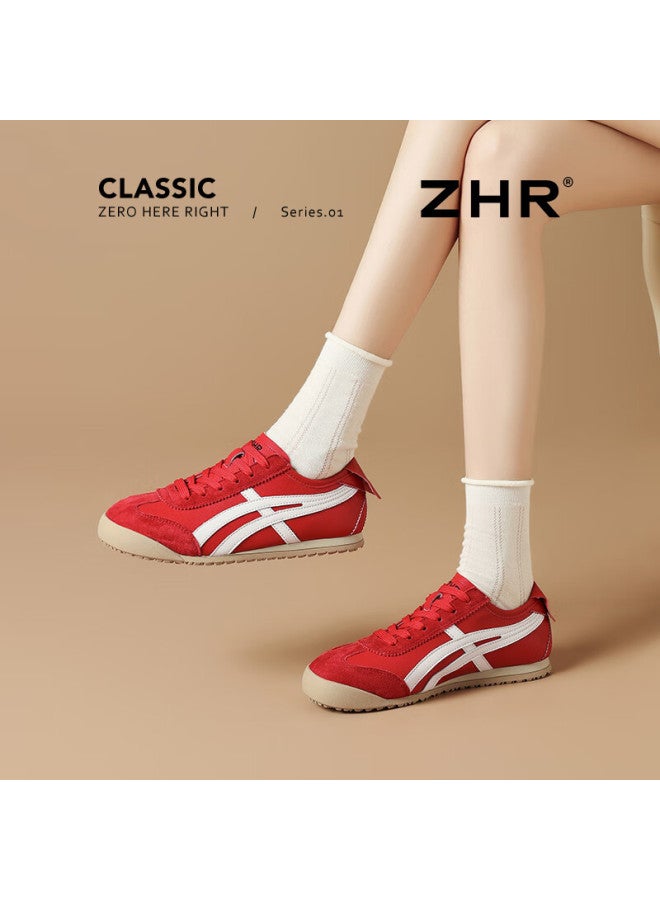 Zhr Women's Training Shoes New Lightweight Flat Sports Sneakers Bt102pp Red Size 40 - Image 2