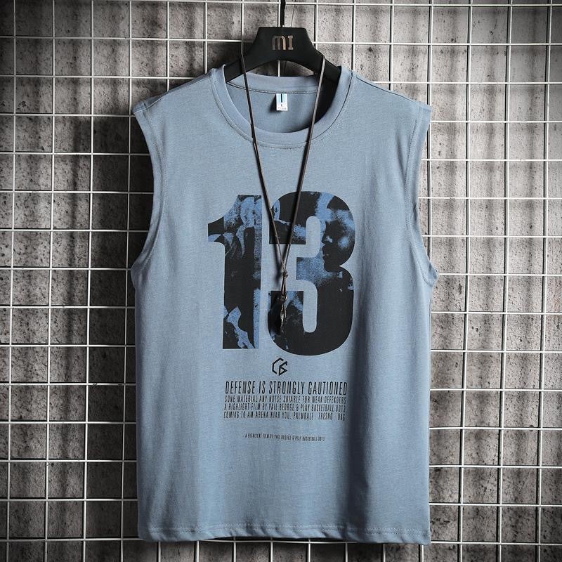 2021 New Men's ins Sports Vest No. 24 Jersey Sports Basketball Clothes Sleeveless T-shirt Horse Clip Shirt - Image 1
