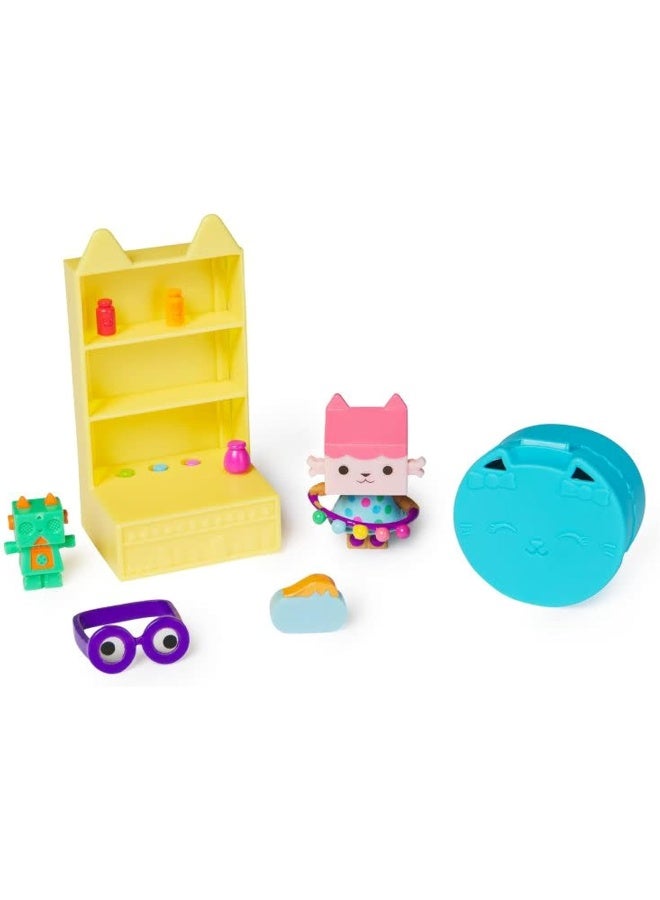 Gabby's Dollhouse تمثال بوبل قطة صندوق الاحتفال للأطفال | أثاث منزل الدمى، رف الحرف، الملحقات ولعبة توصيل المفاجآت للأطفال من 3 سنوات فما فوق - Image 3