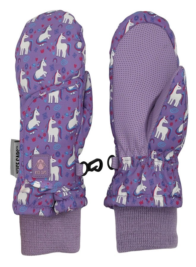 N'Ice Caps Kids Waterproof Snow Mittens Cold Weather Thinsulate Insulated - Image 1