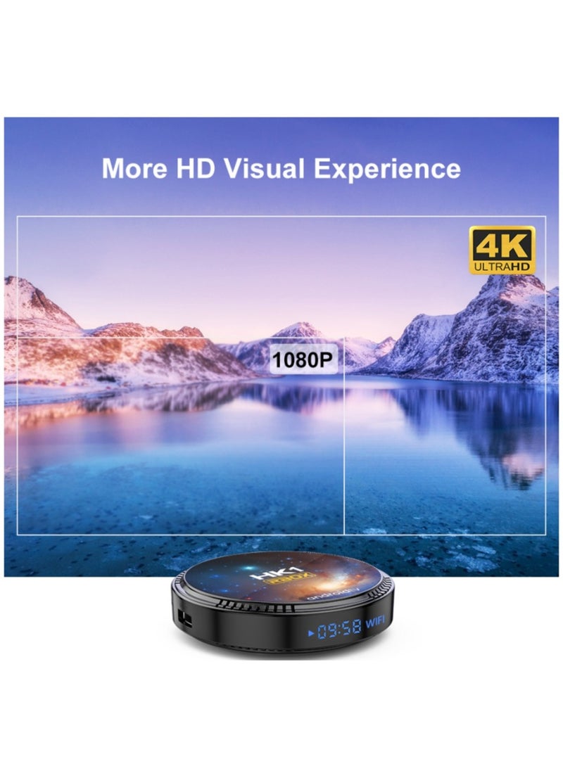 Generic Upgraded  HK1RBOX Android TV Box, 4GB RAM + 64GB ROM Ultra HD 4K Smart TV Box, RGB Light Set Top Box BT5.0, HLG Mode HDR10+ WiFi 6 USB 3.0  - Image 4